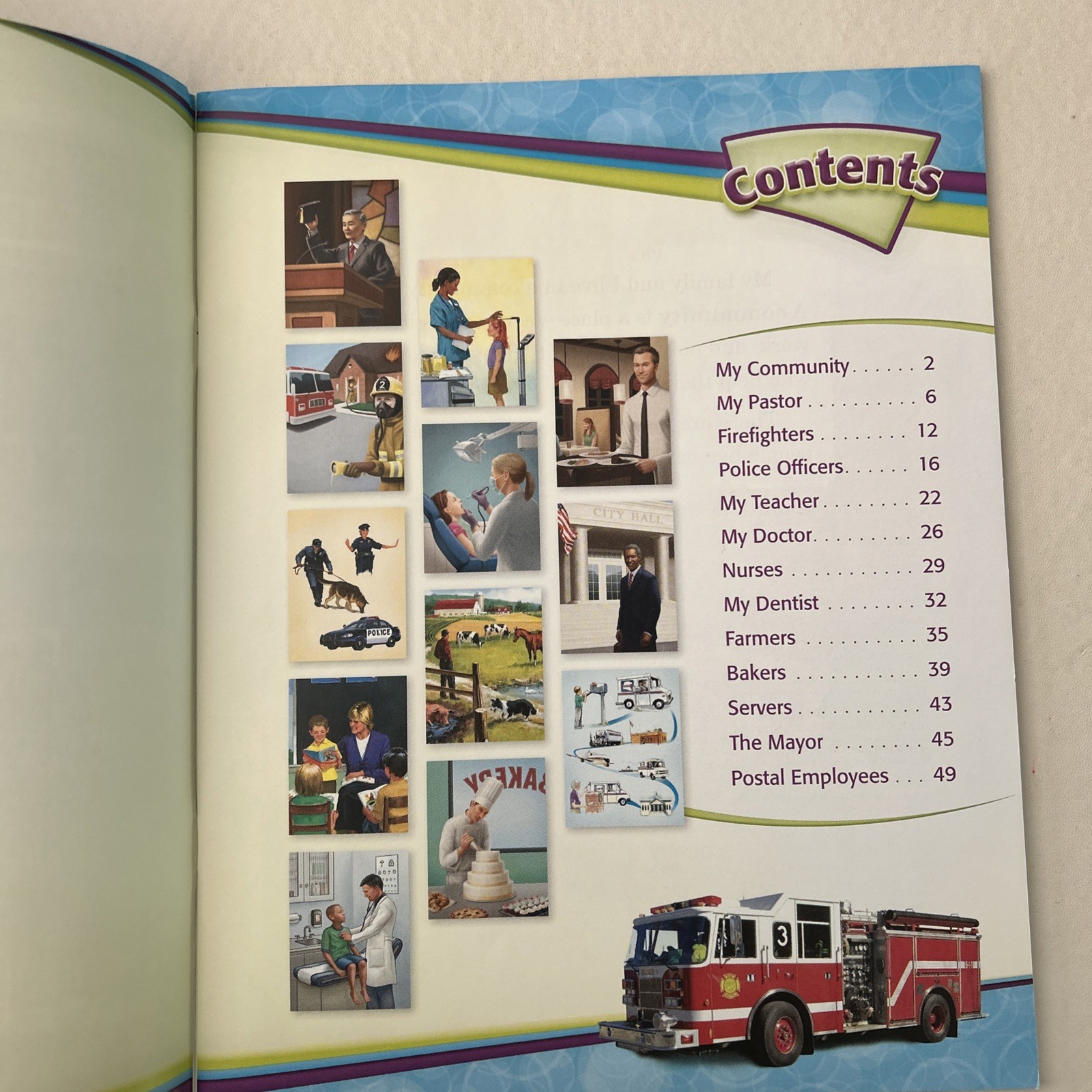 Abeka Grade 1 Community Helpers Second Edition Activity Book