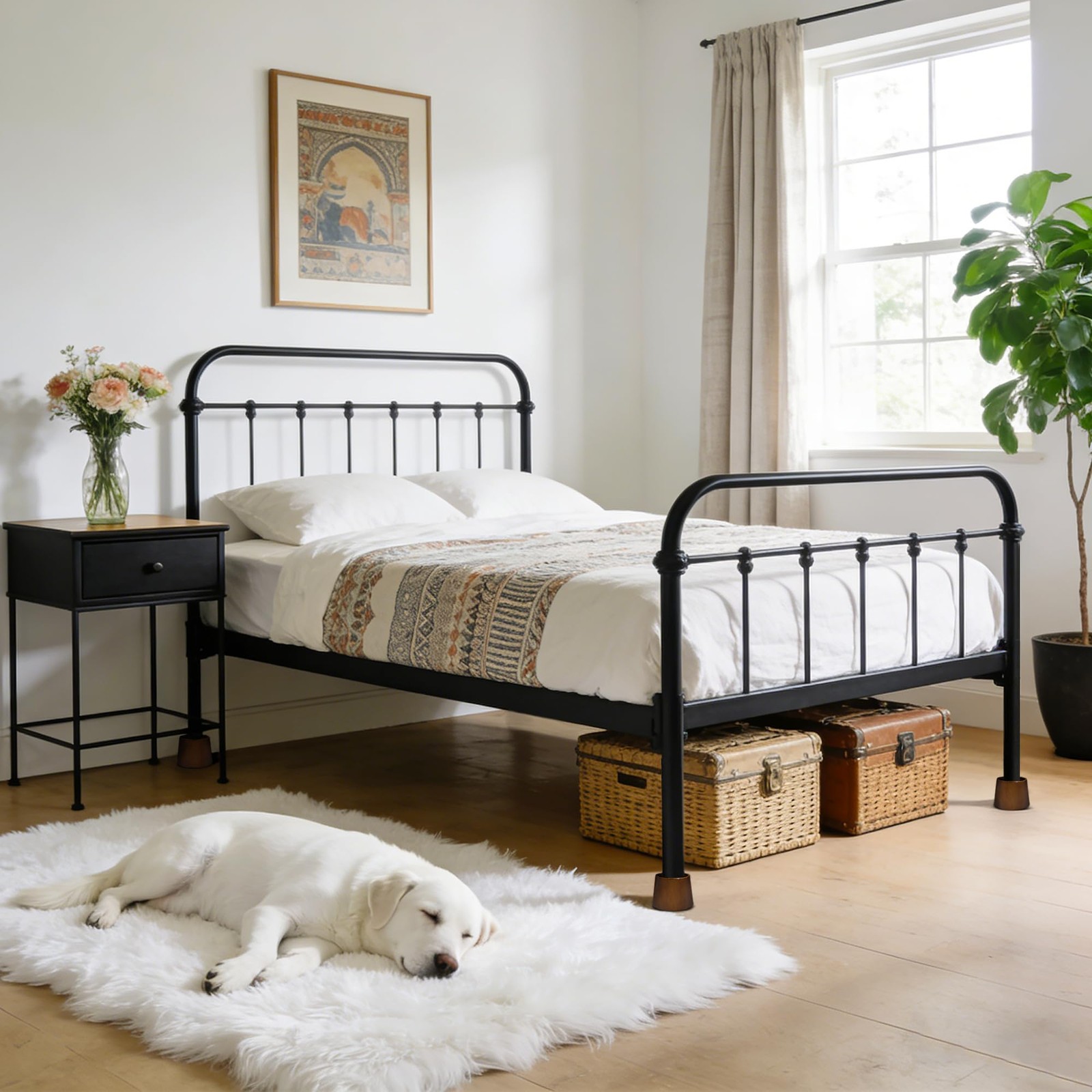 Wood Bed Risers (2 inch Round 4pcs)