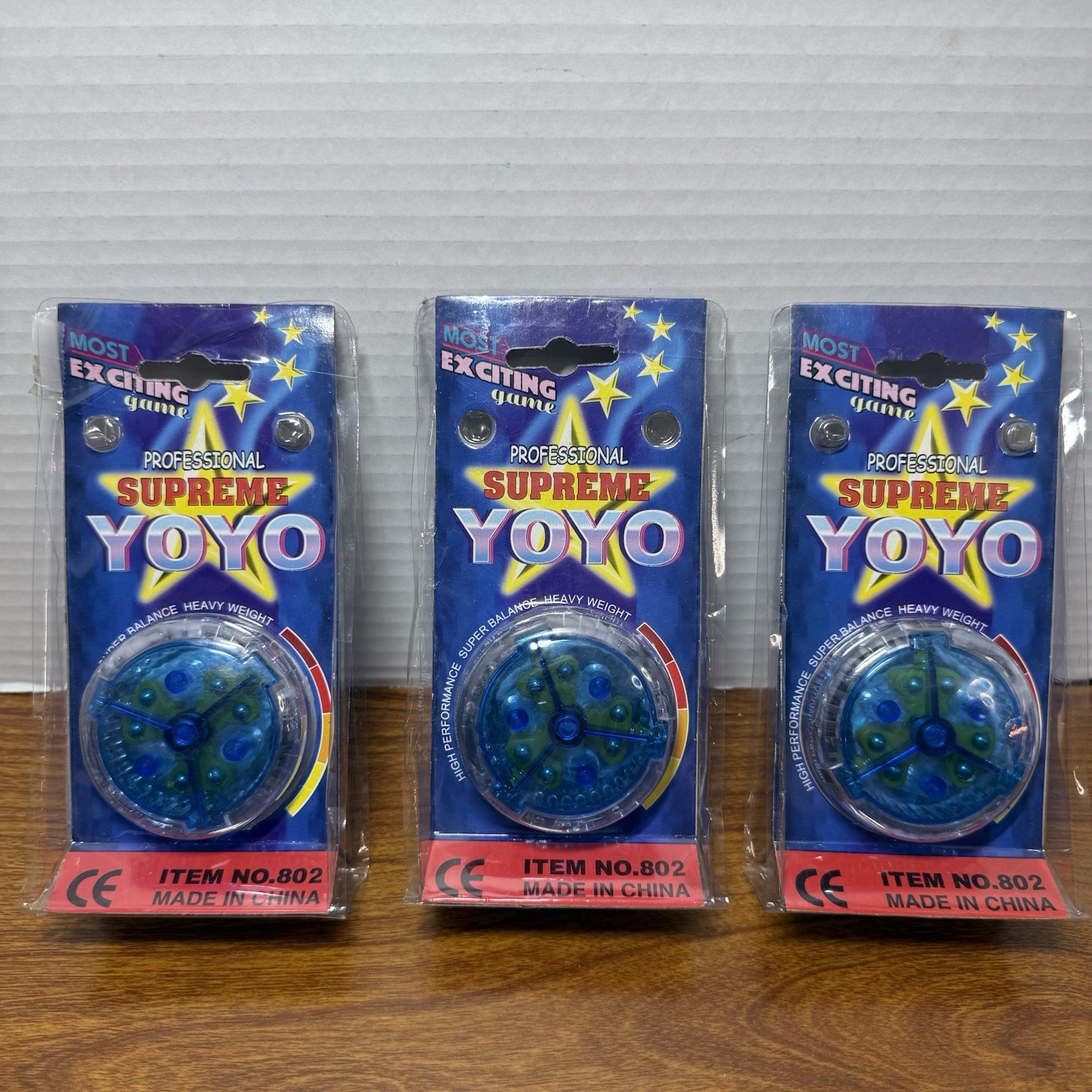 Vintage Professional Supreme Yo-yo From Most Exciting Games LOT Of 3 NEW