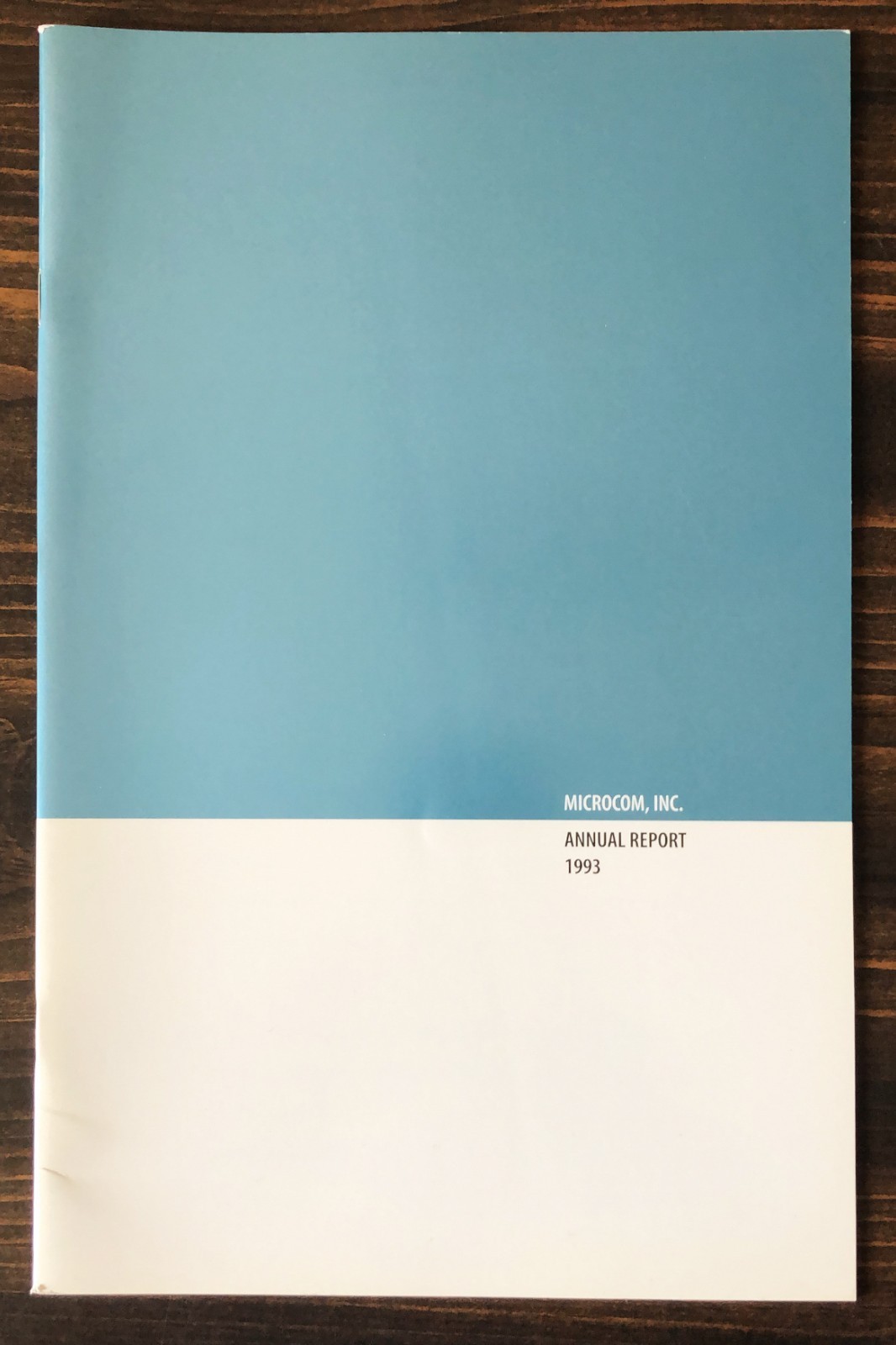 1993 Microcom Annual Report