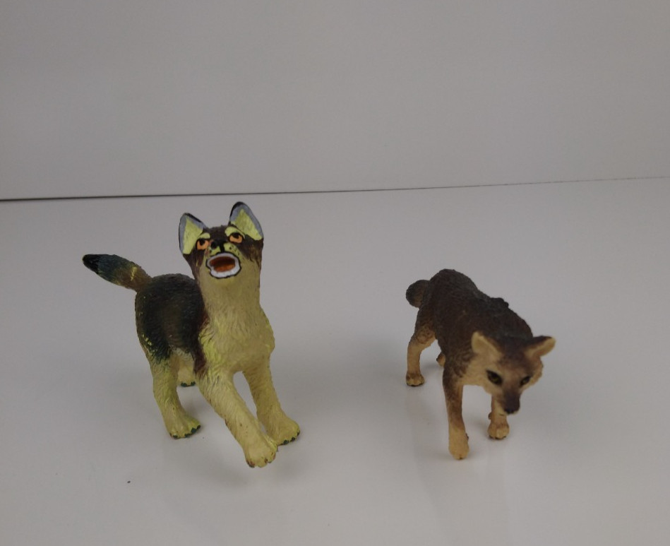 VTG 1990's Safari LTD Wolf Animal Figures Toys Wolves