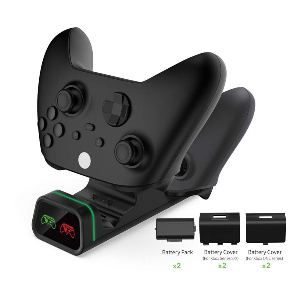 Controller Charging Station for Xbox One, Controller Charger with 2 x 800mAh ...