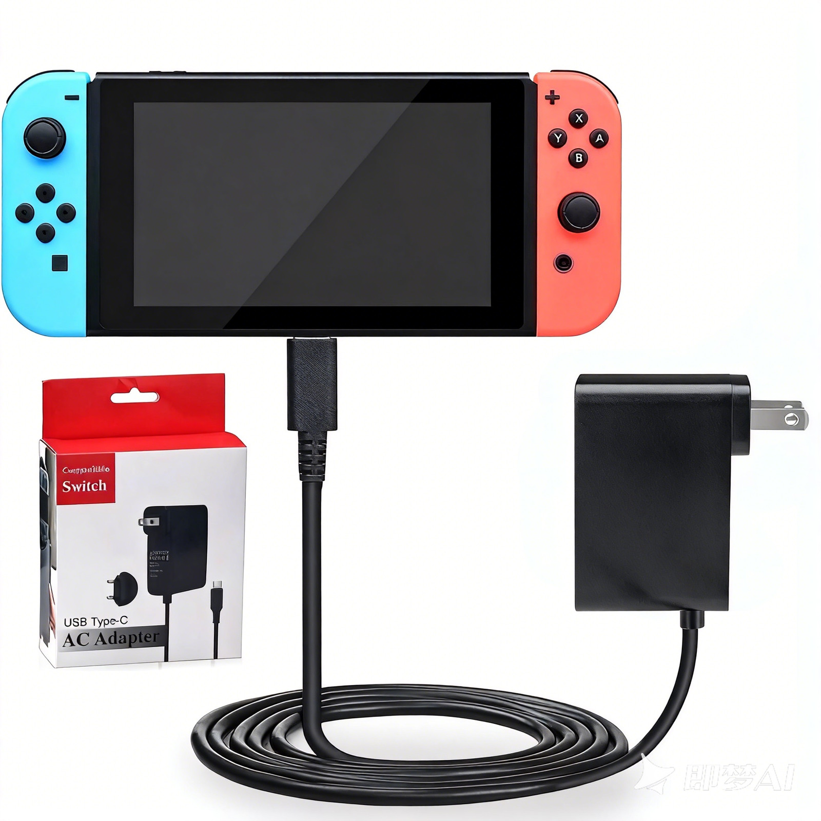 Nintendo Switch AC Wall Charger US Plug Power Supply Cord Adapter