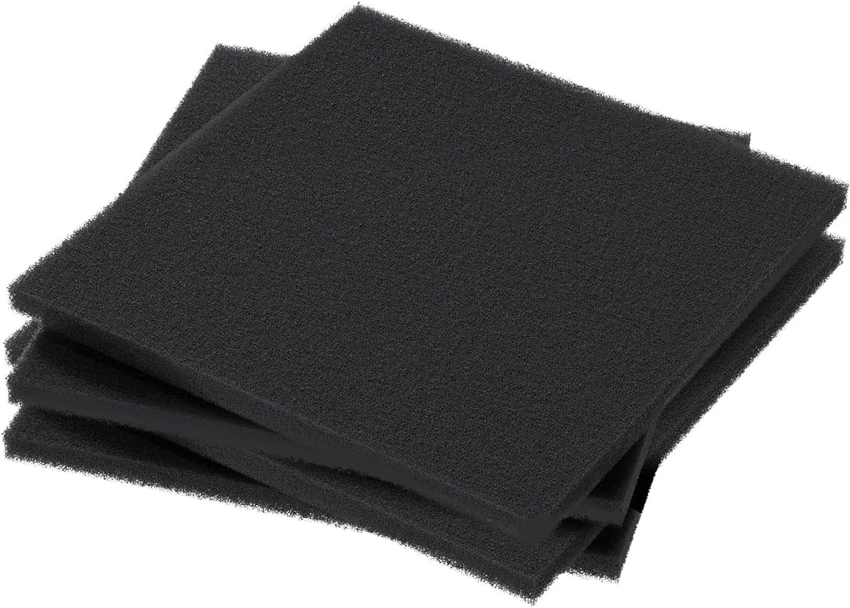 4 Pack Aquarium Bio Sponge Filter Media Pad, Filter Foam Sponge Pads Cut-To-Size