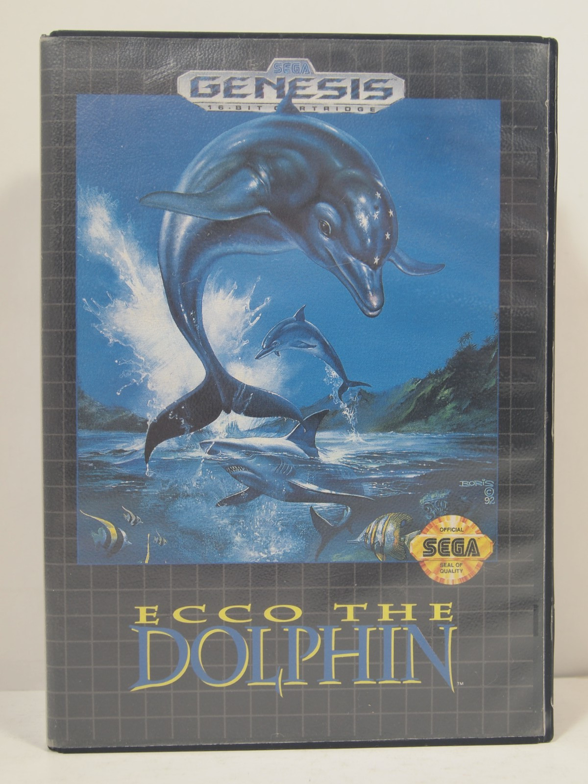 Ecco The Dolphin Case (SEGA Genesis) Authentic BOX ONLY