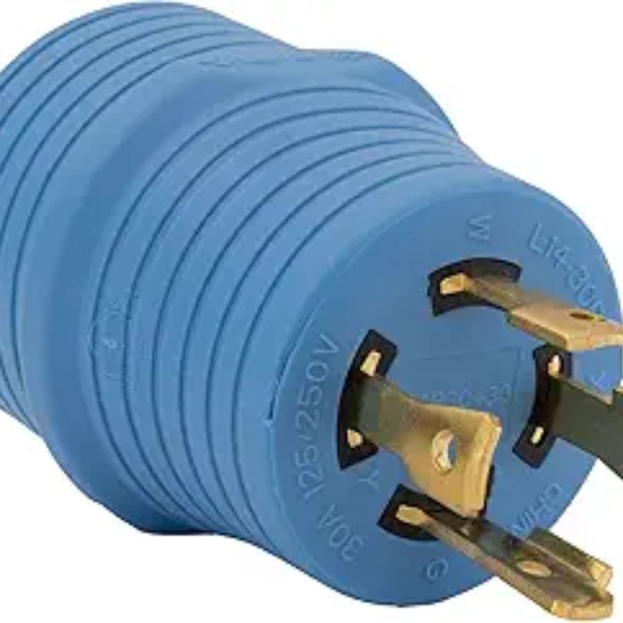 30 Amp 4-Prong to 3-Prong Power Adapter | RV Generator Power Adapter