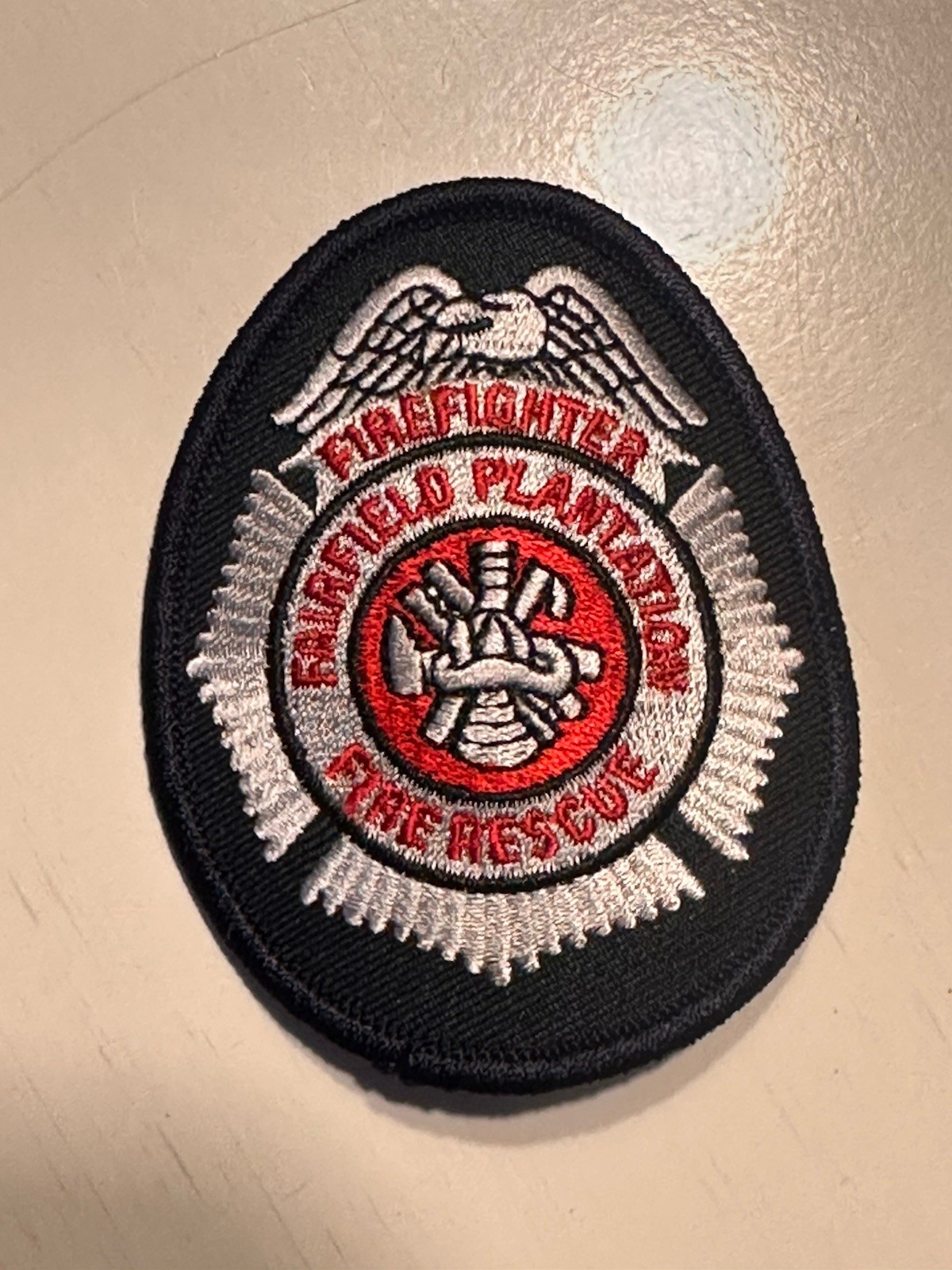 Fairfield  Plantation Fire Rescue  Badge
