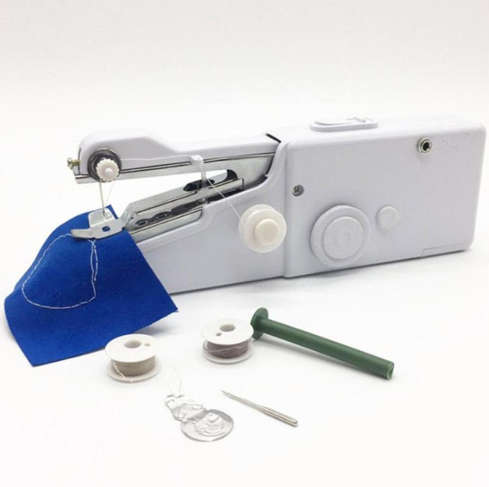 Portable Multifunction Mini Electric Tailor Stitch Hand-Held Sewing Machine Home