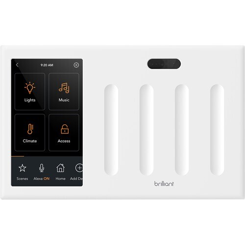 Brilliant Smart Home 4-Switch Control Panel - BCP120US-WH4 - 2nd GEN! - NEW!!