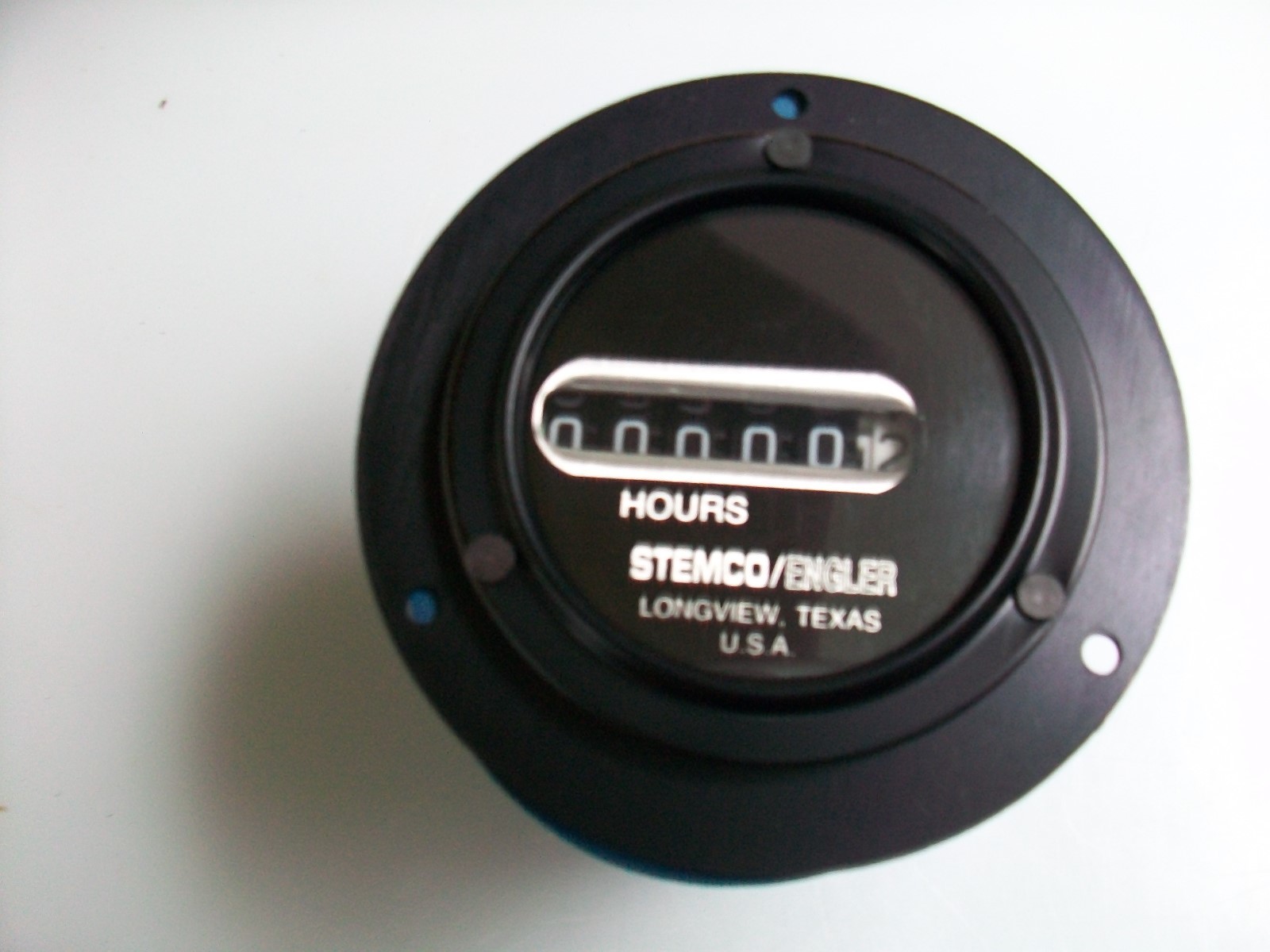 STEMCO/ENGLER 3 1/2"  TIME METER  120 V. Ac.60 Hz.   0-99999 HOURS