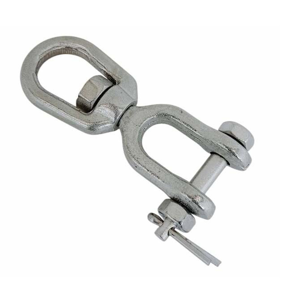 Mil Spec 5/16" Jaw & Eye Marine Mooring Swivel 1600 Lbs WLL T316 Stainless Steel