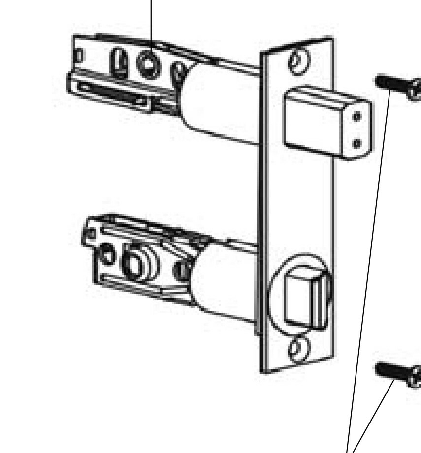 Westlock latch and bolt combo 2 3/4" backset Locksmith