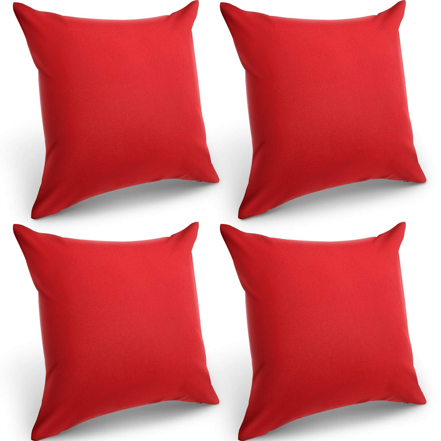 Boao 4 Pack Decorative Outdoor Waterproof 10.2" x (Pack of 4), Red