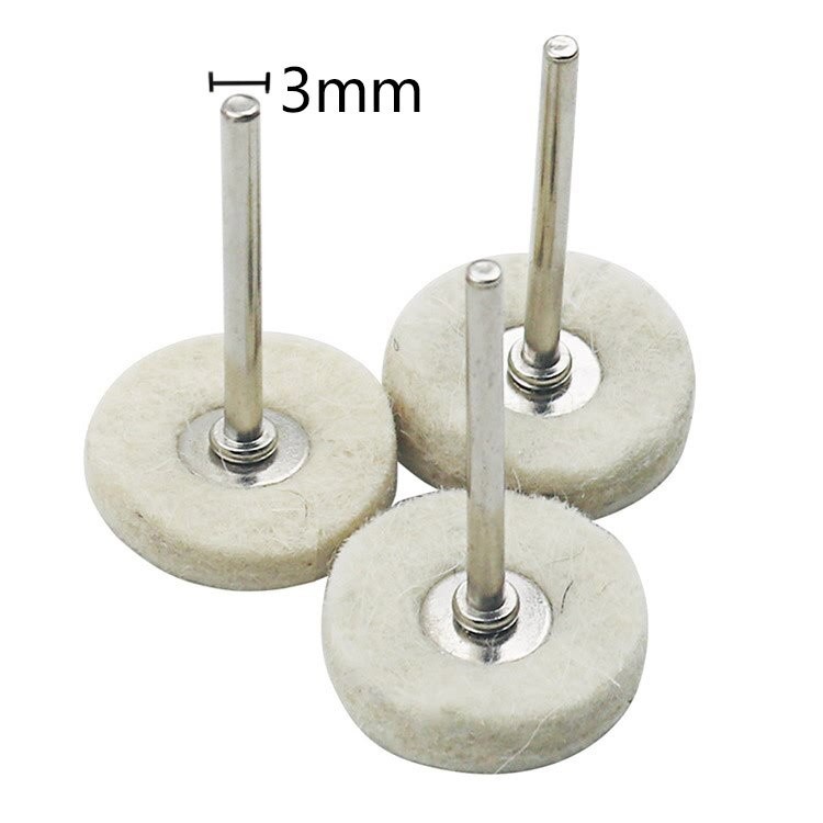20pcs Felt Mounted Abrasive Polishing Wheel