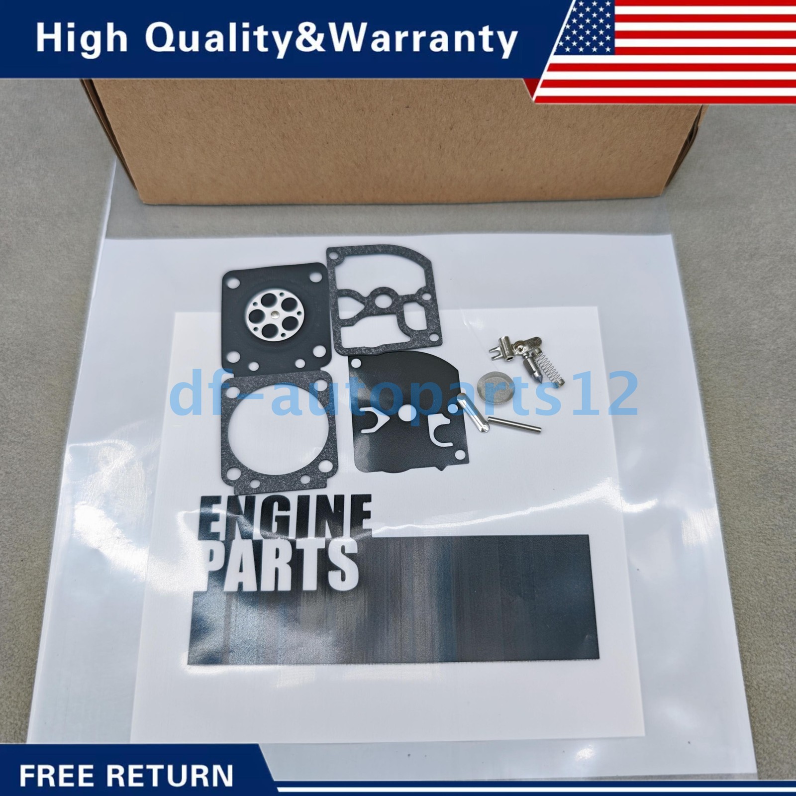 Carburetor Rebuild Repair Kit For Zama C1M-W26A C1M-W26B C1M-W26C Carb RB-129