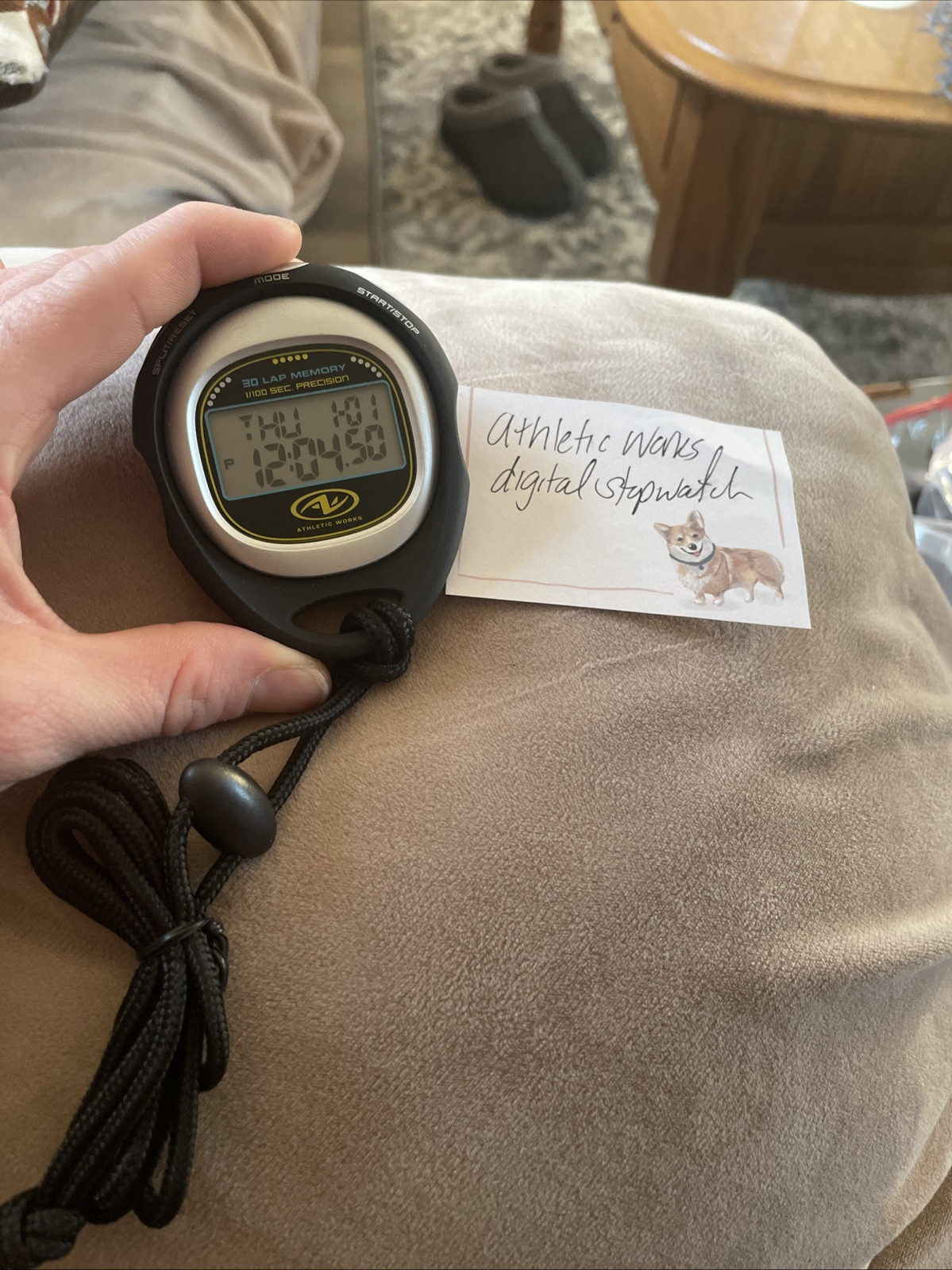 Athletic Works Digital Stopwatch - Black (AW-3915R)
