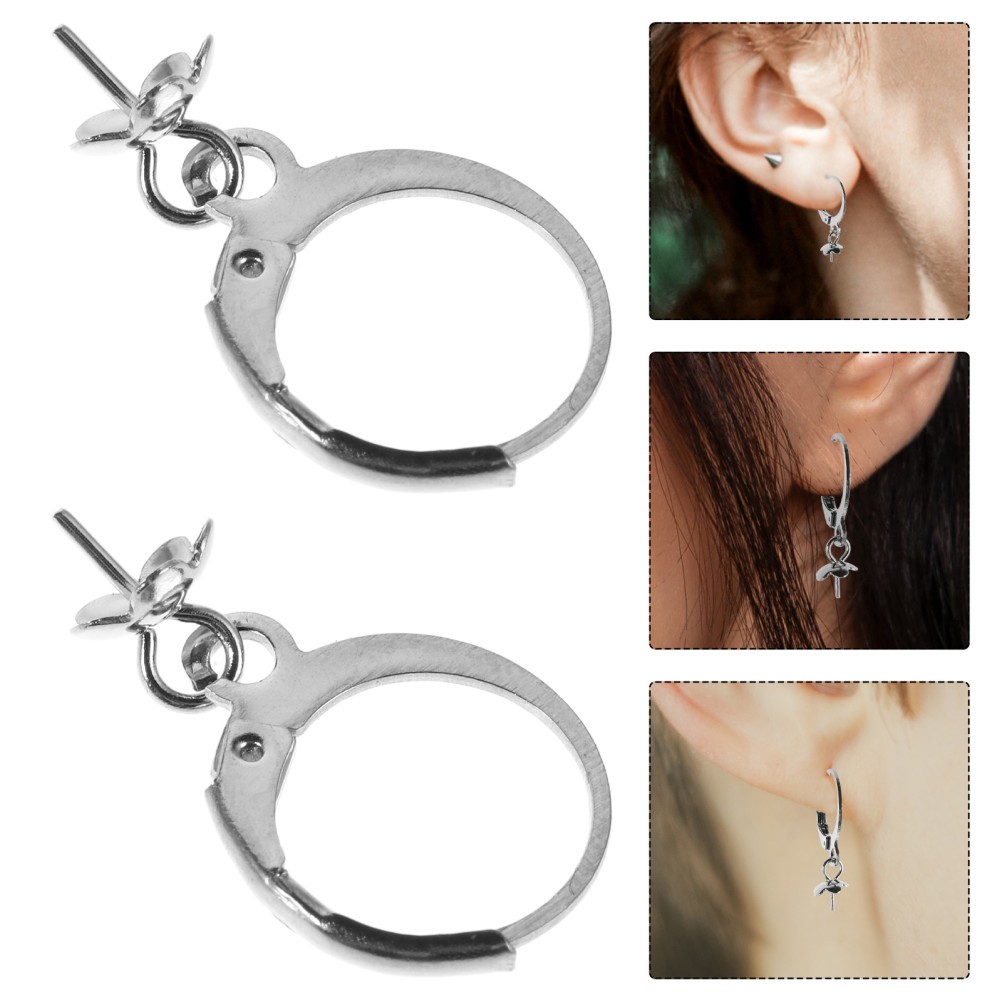 40 Pcs Lever Back Hooks for Jewelry Dangle Ear Wire DIY Earring Making