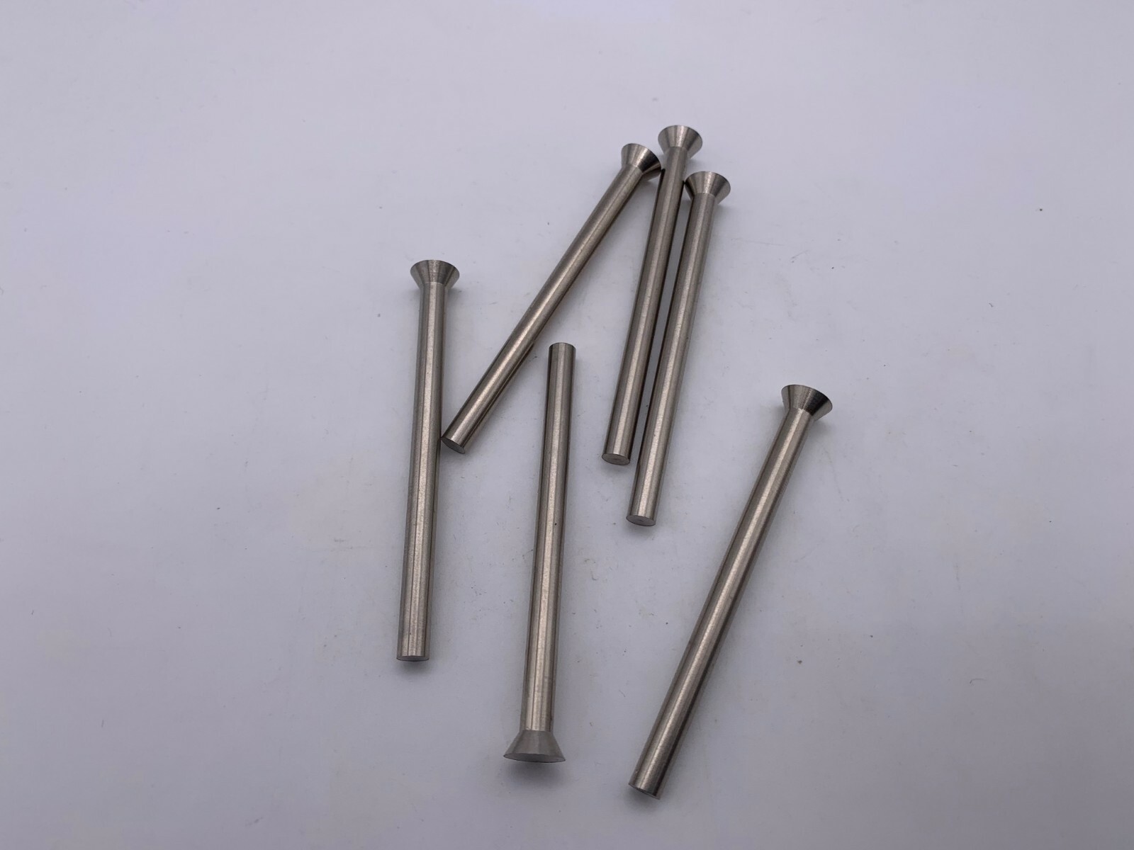 Royal .180X 2-1/2"  Long Bevel Headed High Speed Steel Punches, Lot of 6