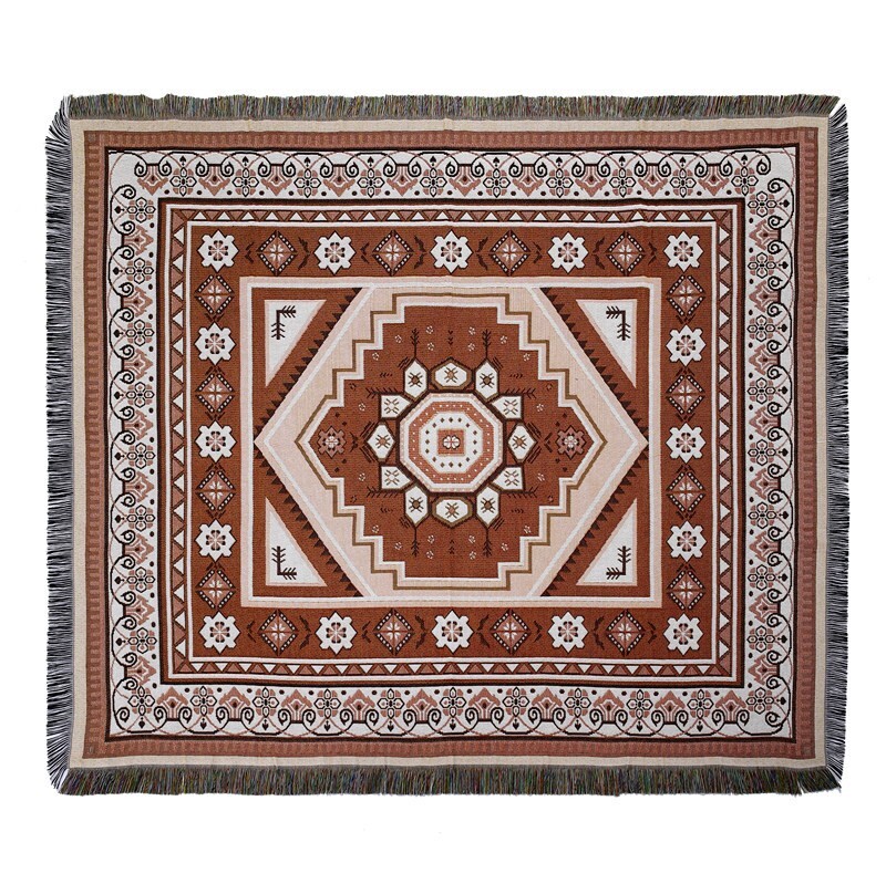 Winter Bohemian Warmer Blanket Dinning  130cmx160cm