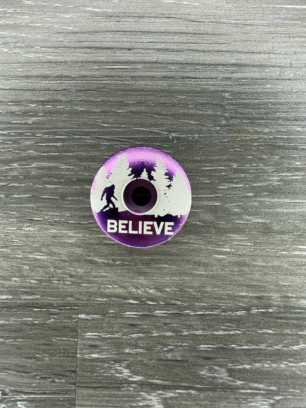 Bigfoot Mountain Bike Bicycle Headset Top Cap 1 1/8" Purple Stem Cap Bike