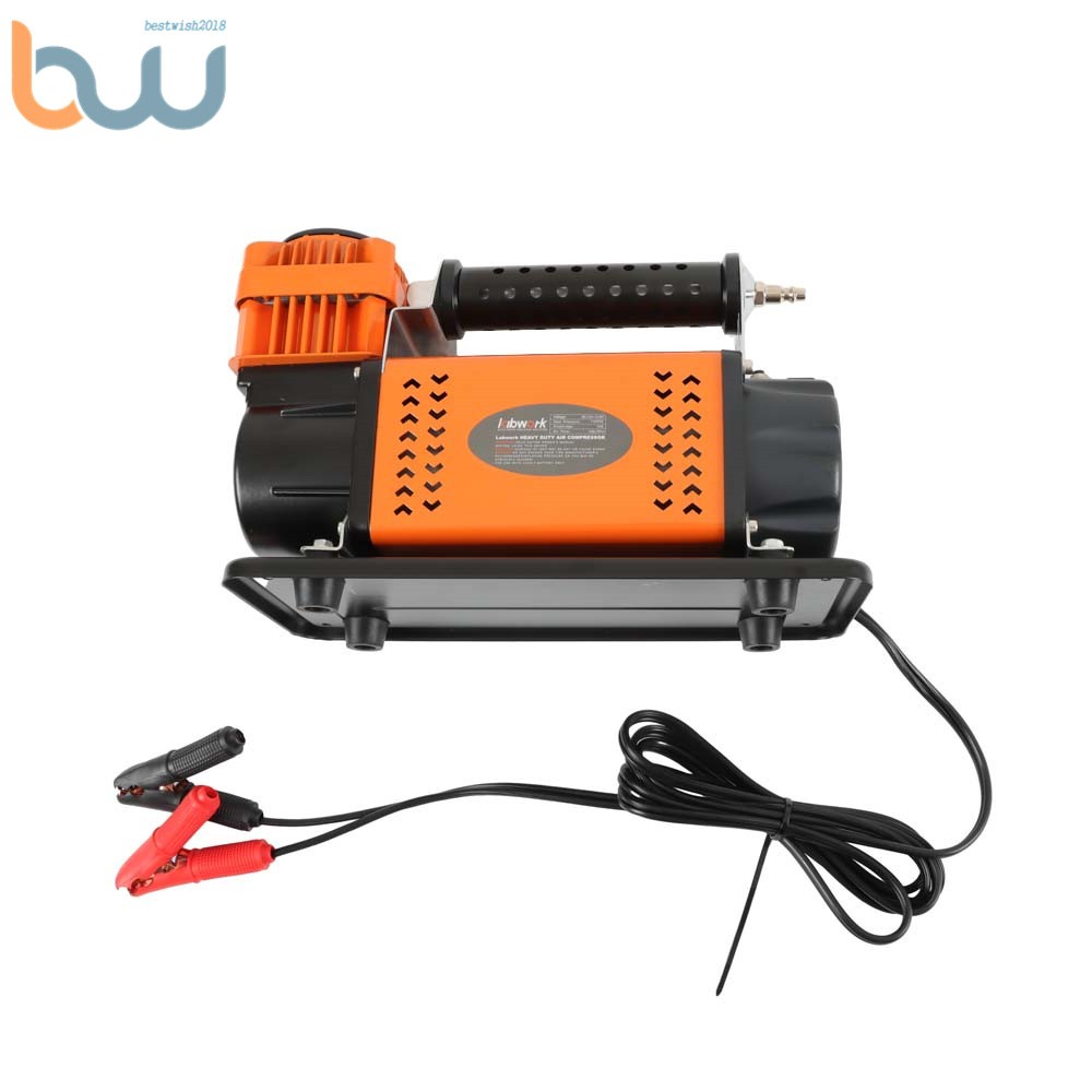 Heavy Duty Electric Air Tire Pump 12V Inflator Auto Car Truck Compressor Portabl
