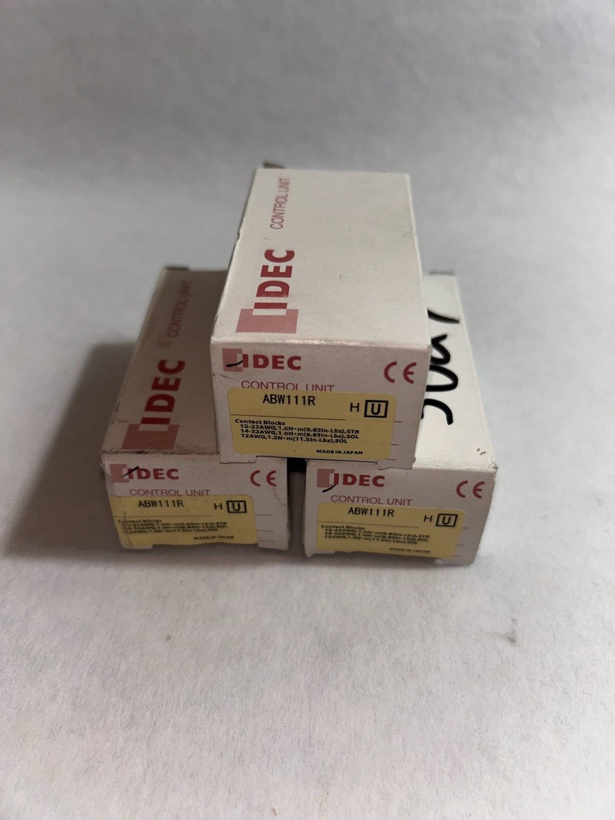 IDEC ABW111R (Lot Of 3)