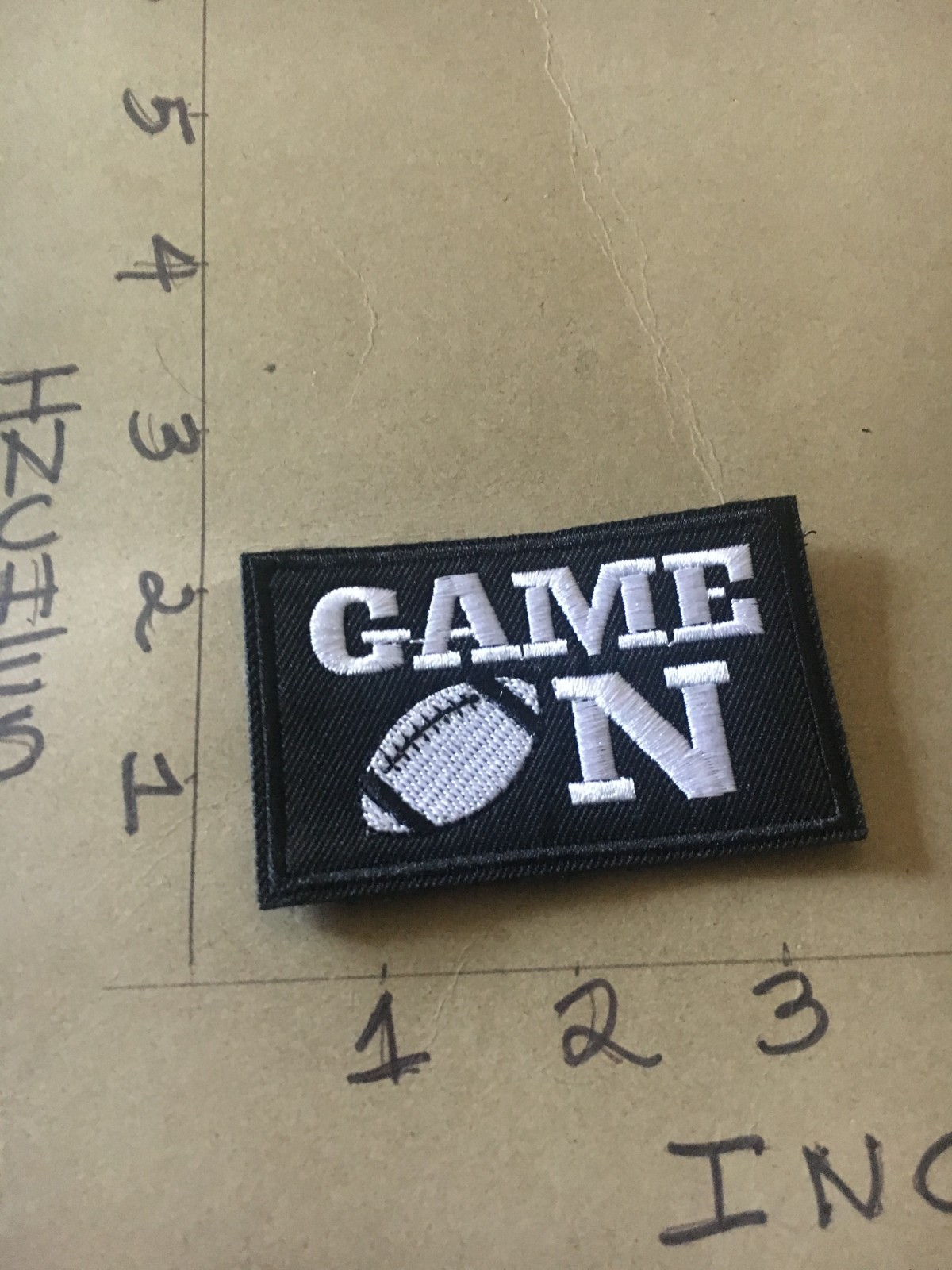 Game On morale patch hook & loop back 6/8/26
