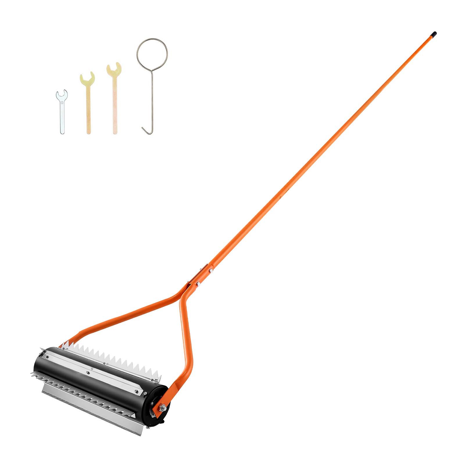 Uimoso Stainless Steel Lake Weed Roller for Pond Weed Removal, 14.1ft Rake Tool