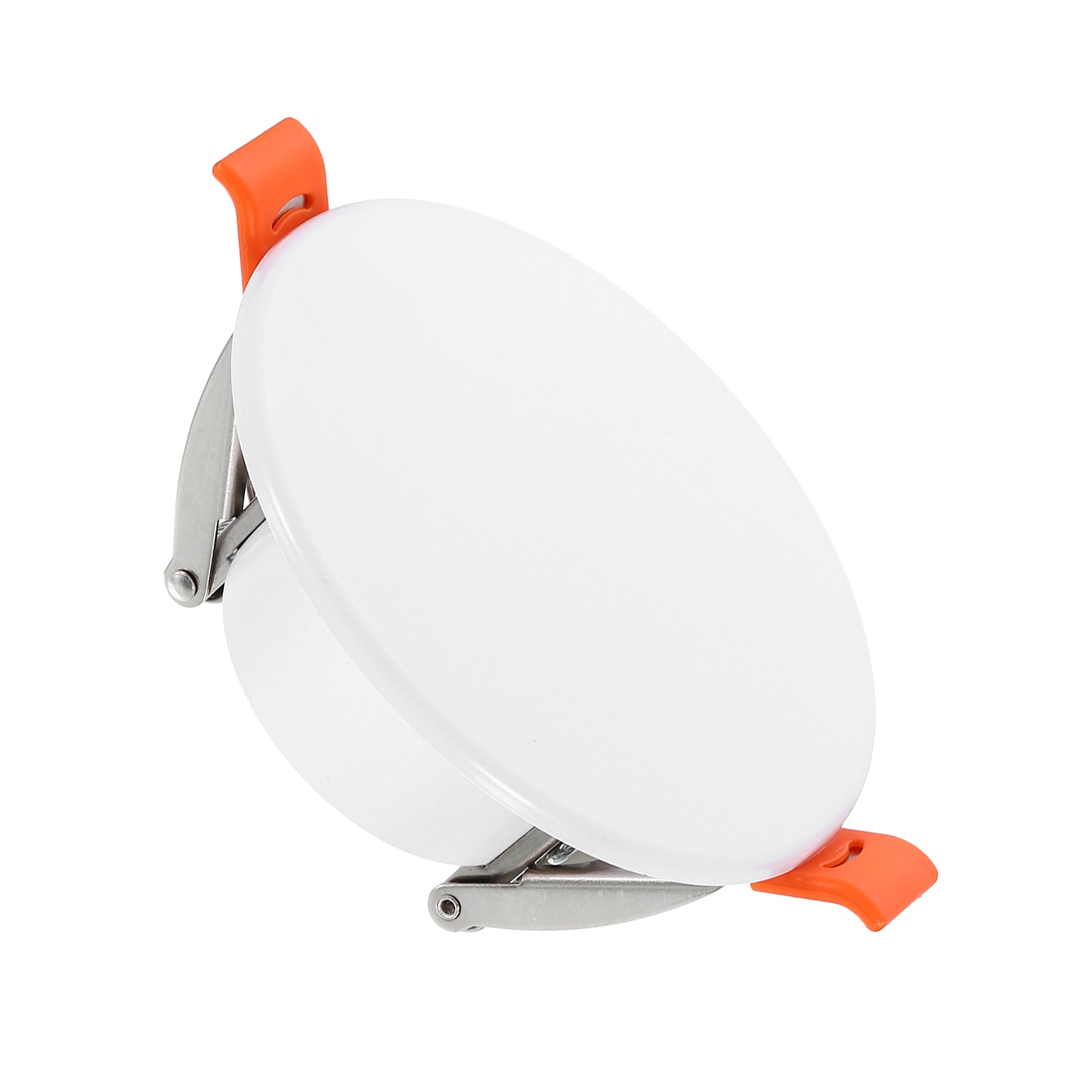 1Pack 3.7" Spring Ceiling Cover Plate Suitable for 2.2-3.4 " Round Hole, White