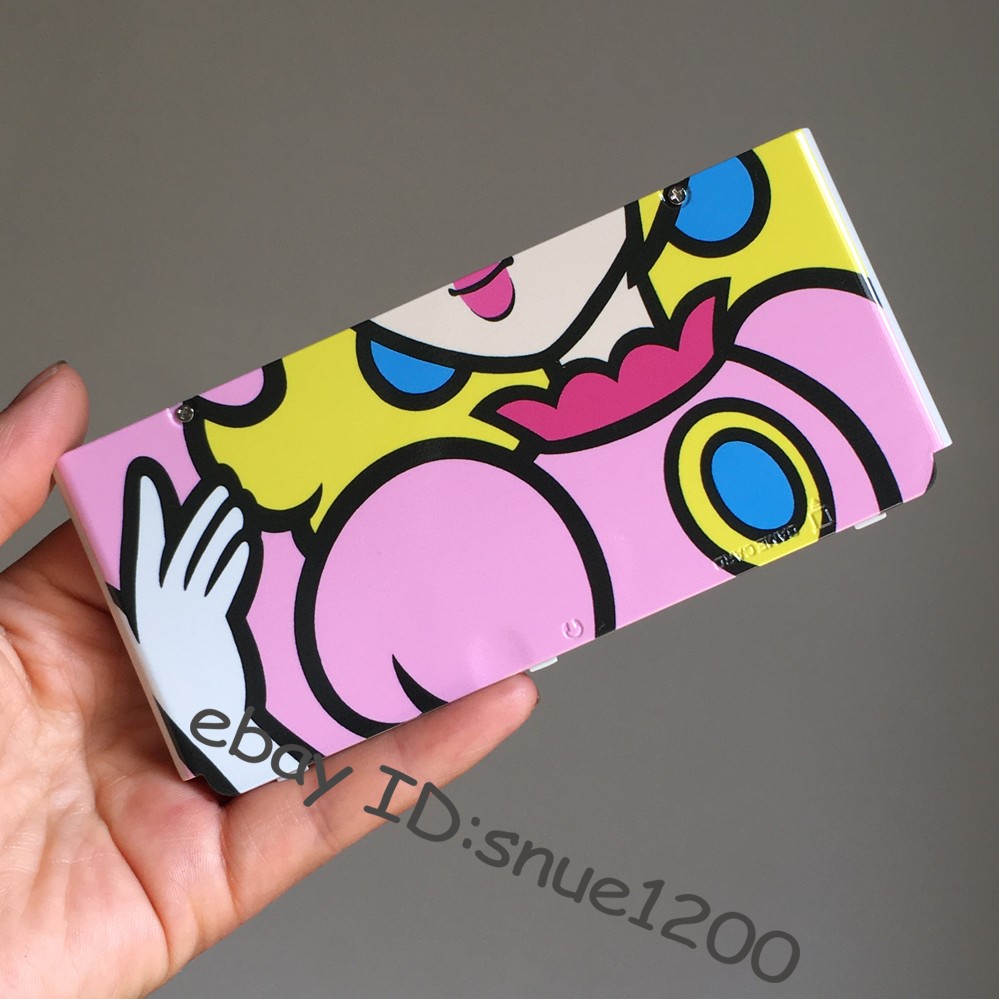 Custom Nintendo New 3DS Replacement Top Bottom Shell - Princess Peach Design Hot