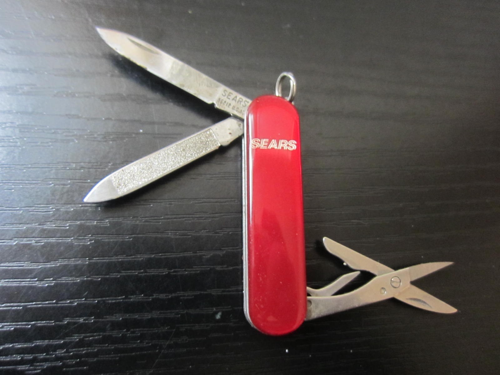 SEARS Department Store Retailer Red Swiss Army Knife Vintage USA Made 95212