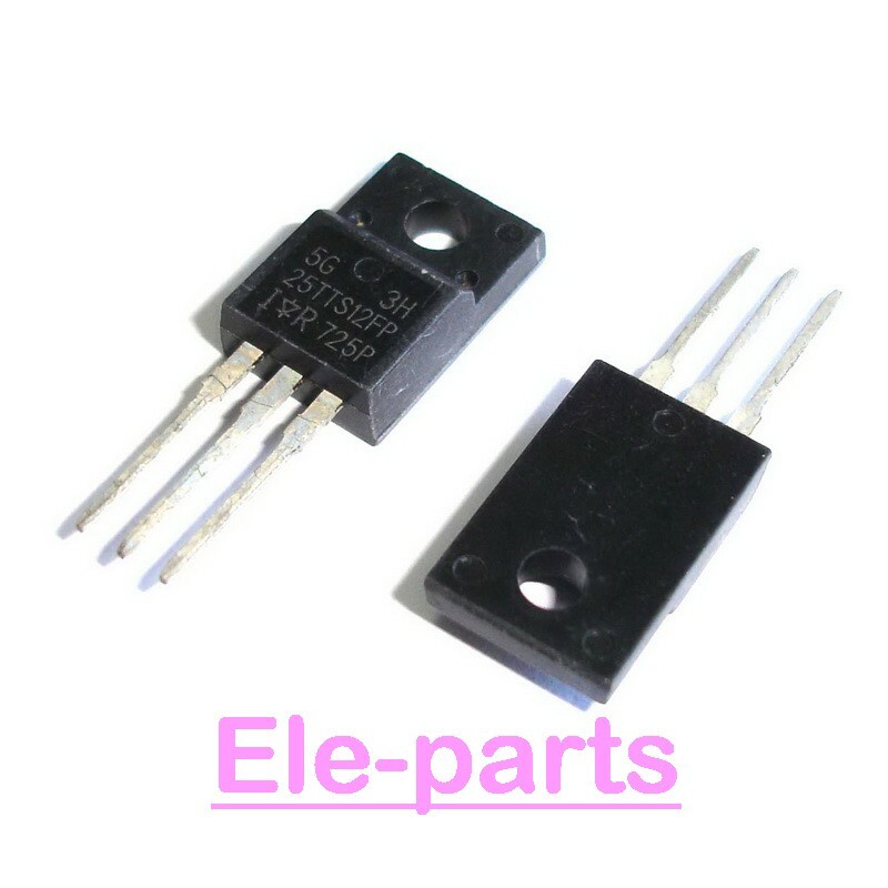 10 PCS 25TTS12FP TO-220F PHASE CONTROL SCR FULLPAK Transistors