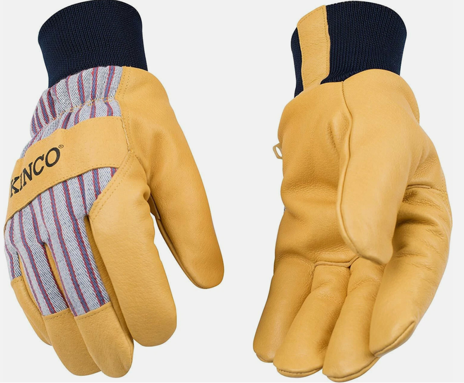 Kinco 1927KW-XS Lined Grain Pigskin Leather Glove with Knit Wrist, X-Small