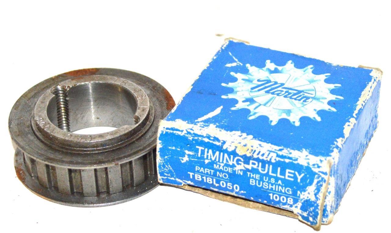 NEW MARTIN SPROCKET & GEAR TB18L50 TIMING PULLEY