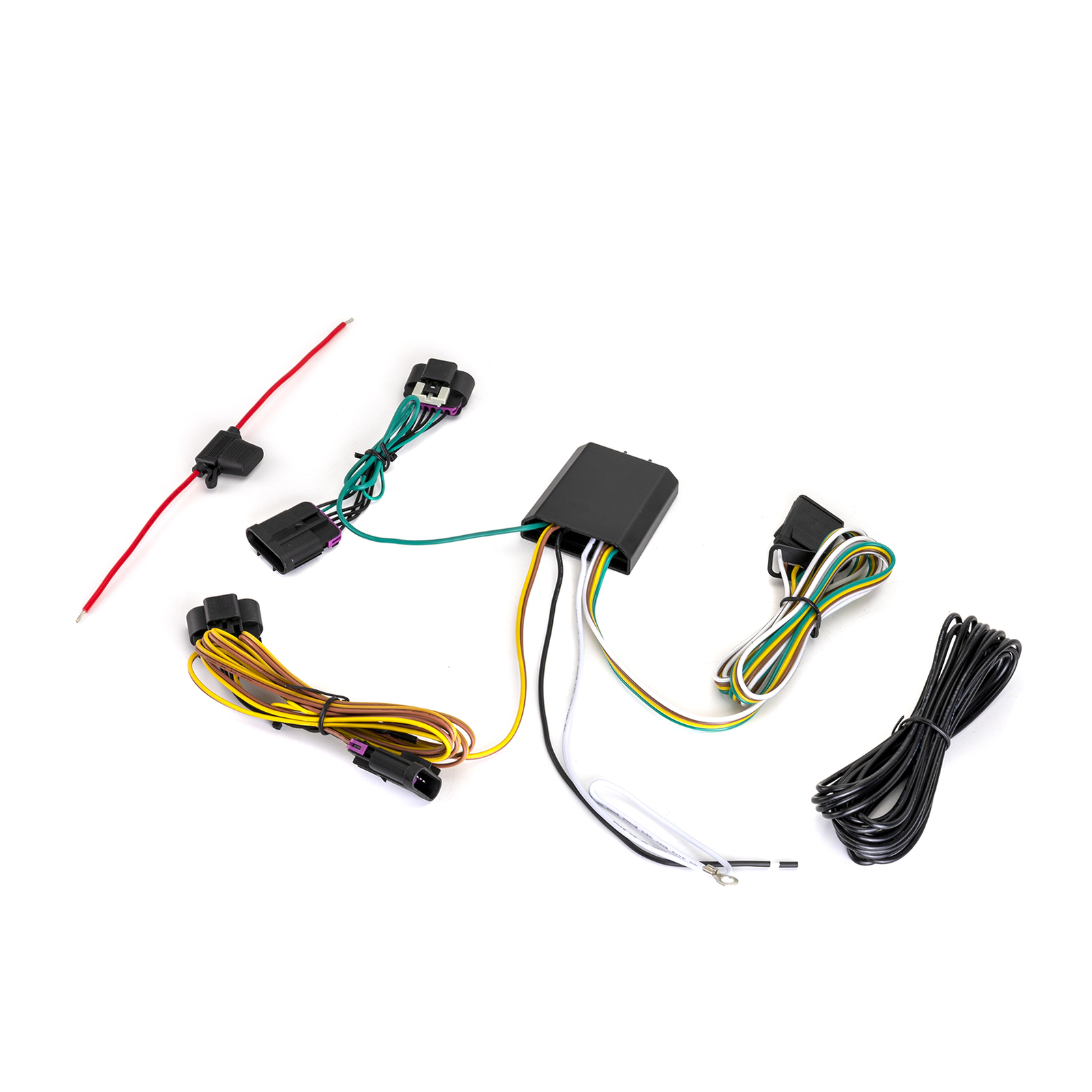 Wiring Harness 4-Way Flat Trailer Connector For 2014-2024 3rd Gen Dodge Durango