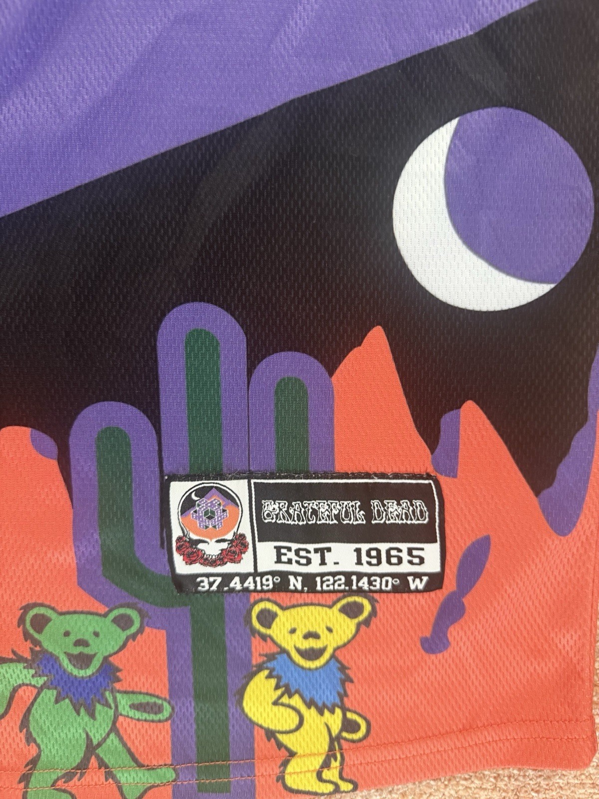 Grateful Dead Jersey ELEV808 Designs Size L