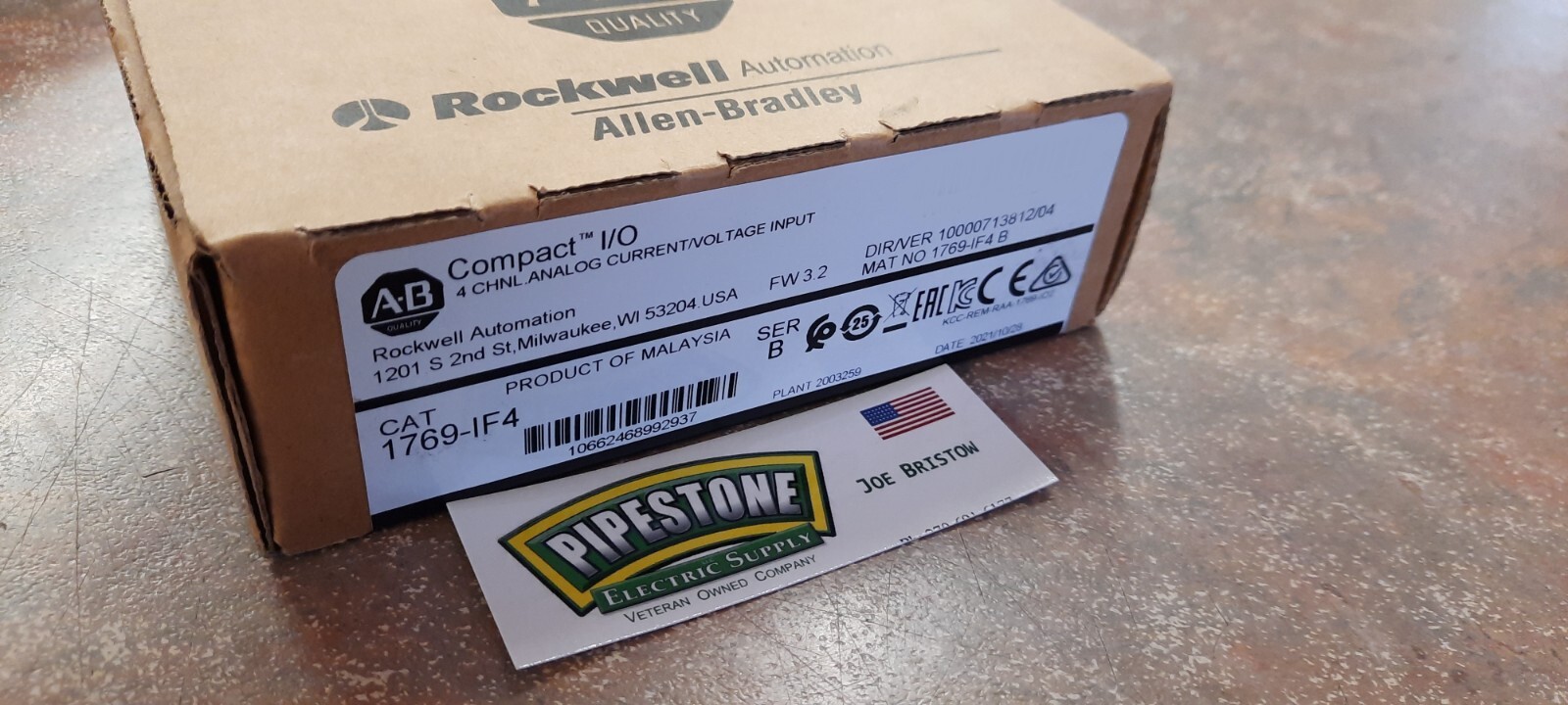 1769-IF4 Ser/B Compact I/O  "Factory Sealed-2023"   **Kentucky Stock**