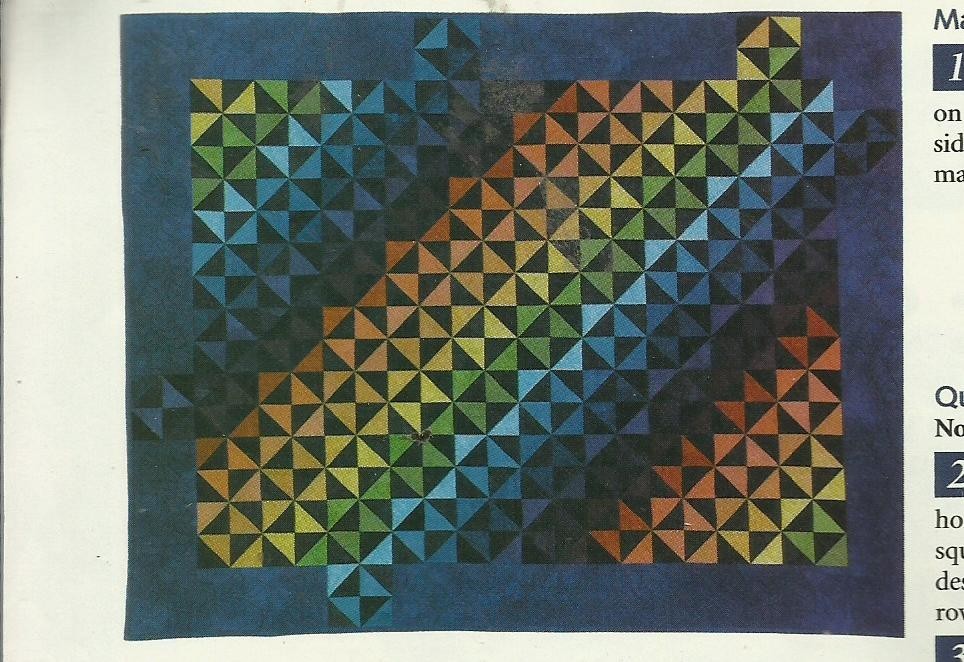F0035 QUILT BY NUMBER QUILT PATTERN/INSTRUCTIONS