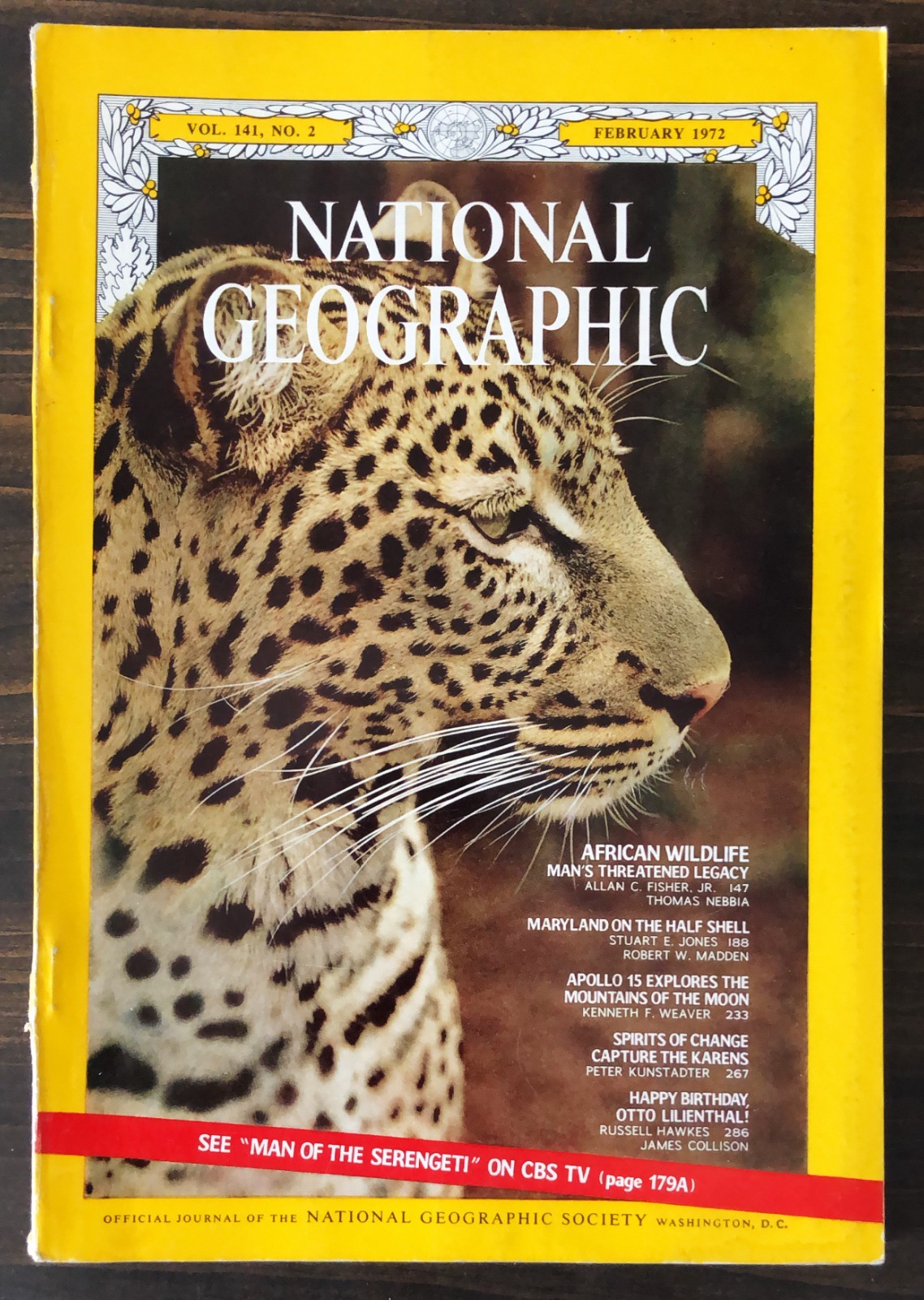 1972 National Geographic Magazine - February