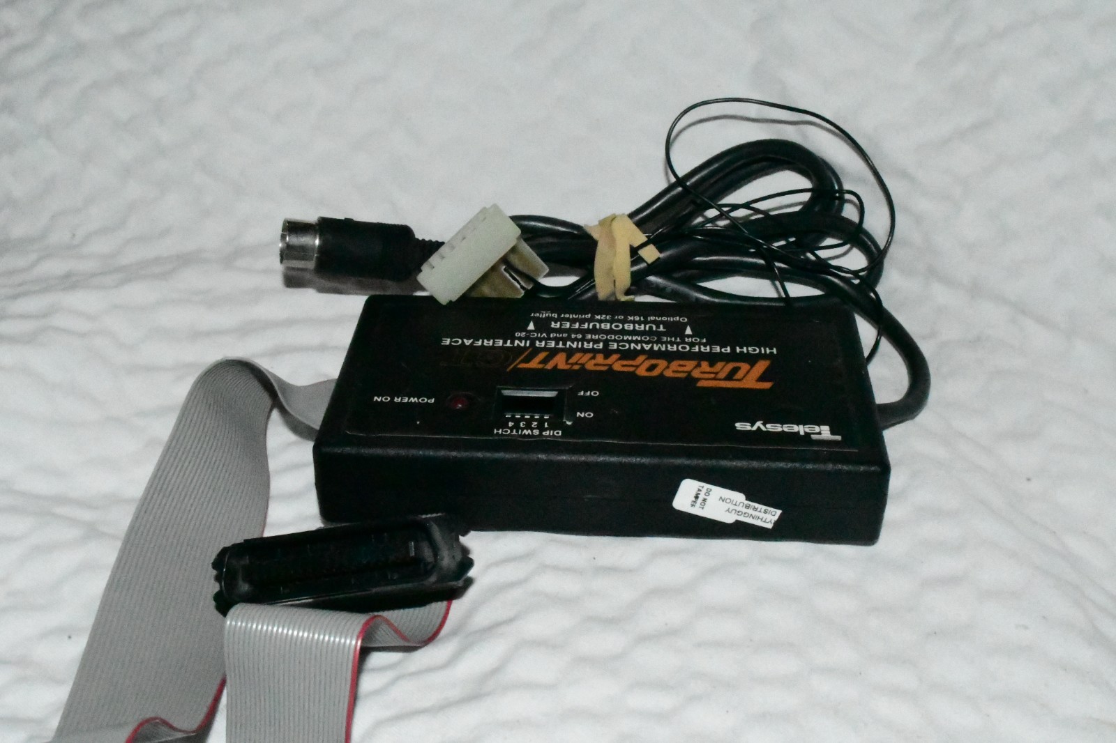 Telesys Turbo Print / C Parallel Printer Interface for Commodore 65 vintage 2j