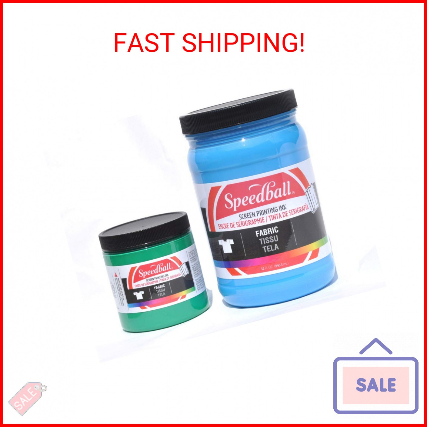 FABRIC SCREEN INK WHITE 32OZ