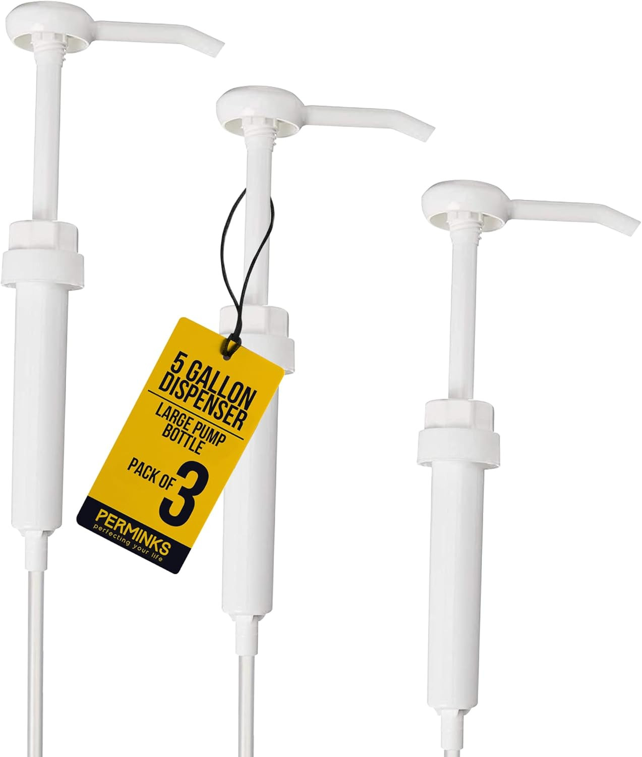 5 Gallon Pump Dispenser - Pump for 5 Gallon Bucket, Jug, Bottle, Large Container
