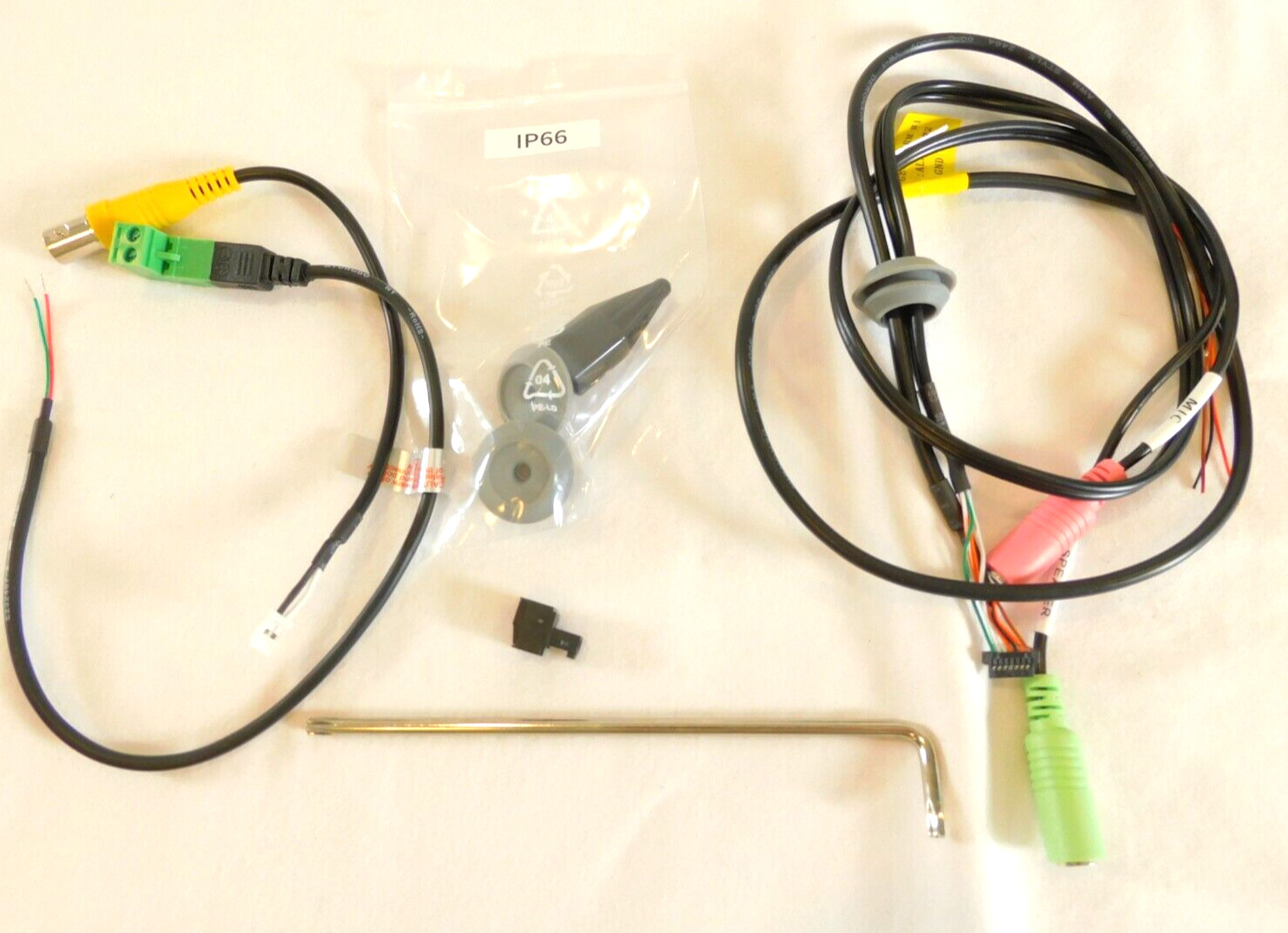 IP66 Cables for XND-6081VZ Hanwha Camera - Cables Only
