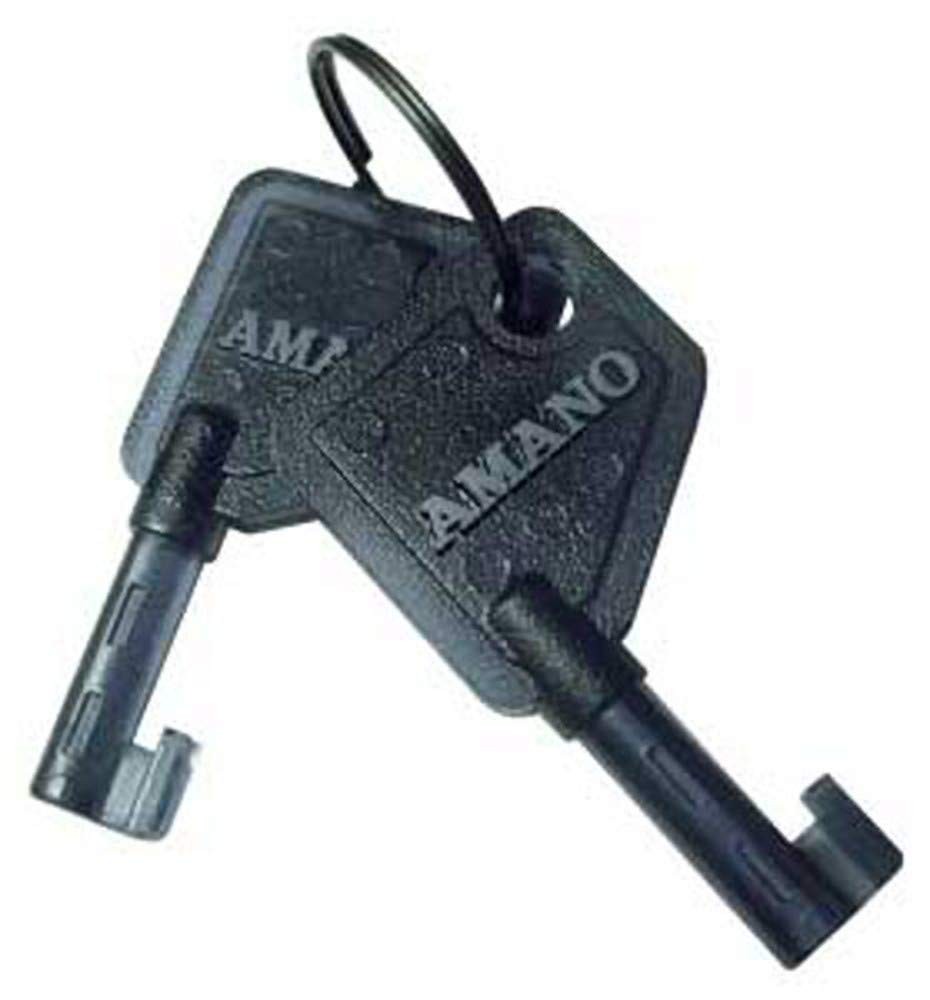 Amano Plastic Key (Set of 2) for The PIX 10/15/25/28/55/75/95 and TCX 35/45/8...
