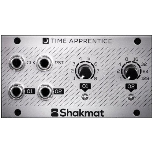 SHAKMAT MODULAR TIME APPRENTICE 1U CLOCK DIVIDER : NEW : [DETROIT MODULAR]