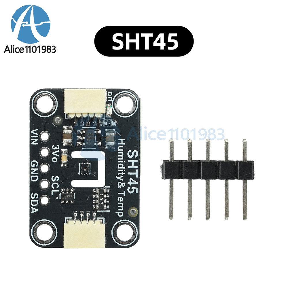 SHT41 / SHT45 Temperature Humidity Sensor Module compatible with STEMMA QT Qwiic