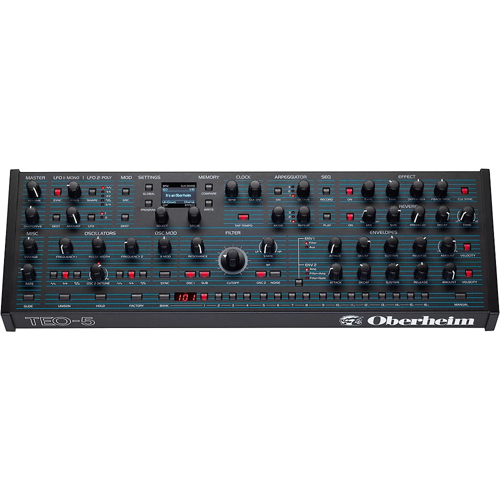 Oberheim TEO5 Desktop Module 5Voice Polyphonic Analog Synthesizer