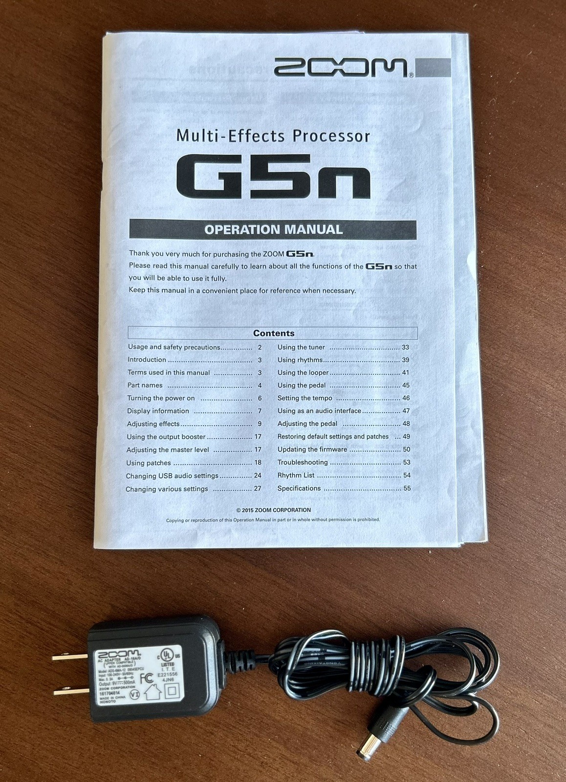 Zoom G5n Guitar Multi Effect Processor Pedal