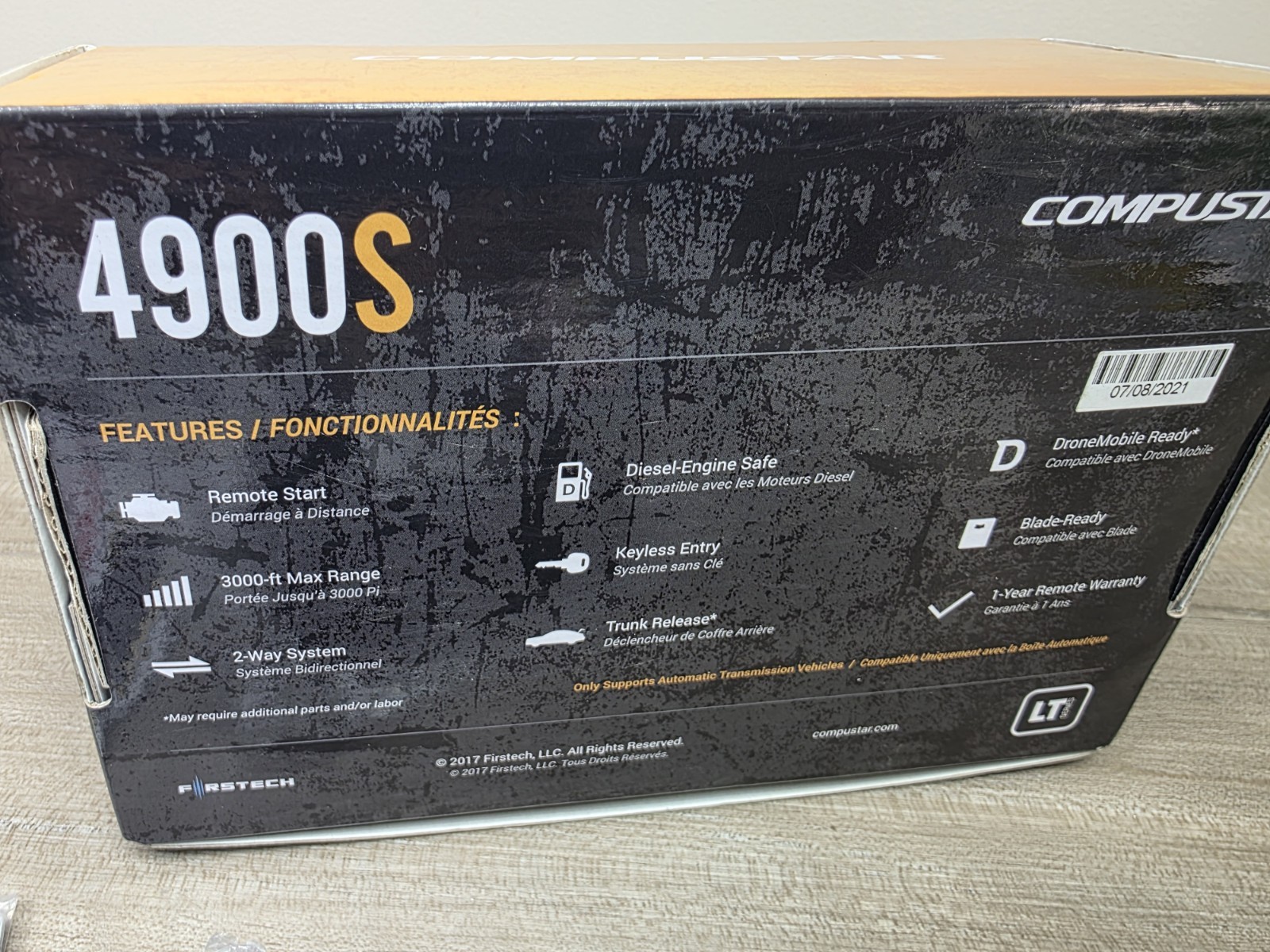 Compustar 4900s 2-way Remote Start System LT series 3000 FT