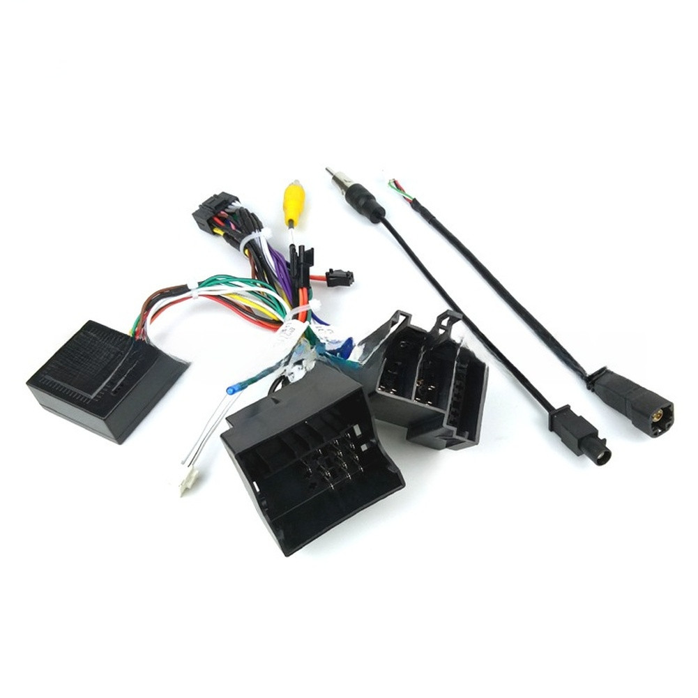 Power Wiring Harness 16 Pin with CAN Bus Protocol Box for Cayenne 2003-2018